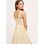 Maeve  by Anthropologie Neutral Motif Yellow Cafe Dress - Size - 10 Photo 1