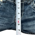 Hydraulic Y2K Low Rise Embellished Distressed Cuffed Capri Size 9/ 10 Edgy Glam Photo 5