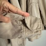 Urban Outfitters Silence+Noise Tencel Khaki Tan Jacket Baggy Boho Neutral Pocket Photo 8