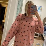 Z Supply Pink Star Fuzzy Sweater Photo 0