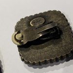 Signed Dauplaise Costume Earrings Vintage Clip On Clip Photo 4