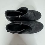 Dansko  Black Leather Wedge Heel Ankle Booties Size 42 Photo 4