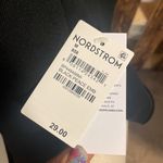 BP  crop top woman’s peace embroidered symbol black sweatshirt shirt NWT Sz M Photo 4