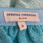 Opening Ceremony  Blue Jacquard Fit & Flare Skirt‎ Photo 8