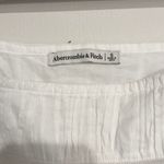Abercrombie & Fitch  Shirt White Ruffle Lace Babydoll Top Small Coquette Cottage Photo 3