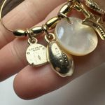ALEX AND ANI Beachcomber Dangle Drop Pierced Earrings Seashell Charm Gold Tone Photo 5