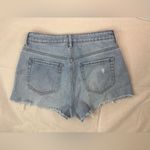PacSun 27 High Rise Short Classic Light Wash Distressed Blue Denim Jeans Shorts Photo 1