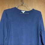 J. Jill Woman's Navy Blue Cotton Blend Crewneck Sweater Size XS Photo 1