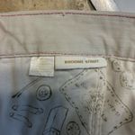 Kate Spade Perry Street Jeans Play Hooky Straight Leg Ivory Stretch Denim Sz 31 Photo 3