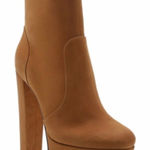 Schutz NWT  Tan Platform Booties Boots Photo 0