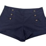 Forever 21  Shorts Women's Sz S/P Small Navy Shorts Flat Front Cuffed Vacation Photo 0