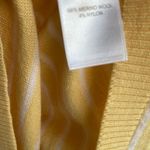 Pendleton  Merino Wool Striped Turtle Neck Sweater - Soft Yellow & White Photo 4