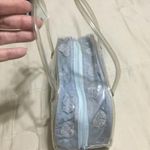 Blue And Clear Cosmetics Pouch With Zipper And Carry Handle Photo 6