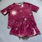 Nasty Gal 🛎️ 5/$20 NWT  Night and Day Sky Pajama Short Set Size 4 Photo 1