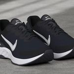 Nike Women's Gymnastics Road Running Shoes Black White Dk Smoke Grey New Photo 1