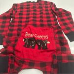 Lazy One Red and Black Plaid Flapjack Womens size M Size M Photo 4