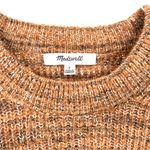 Madewell  Crewneck Space-Dyed Prentiss Pullover Puff Sleeve Wool Blend Sweater Photo 7
