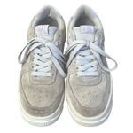 Nike  AIR FORCE ONE Fontanka Pearl White Light Bone Suede Platform Sneakers Sz 7 Photo 2