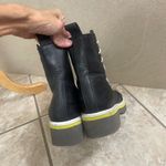 All Black Side Cord Bootie Size EU 38/usa 7.5 Photo 5