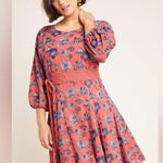 Anthropologie  Juniper Embroidered Swing Dress Floral Size XS Photo 0