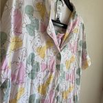 Disney  Winnie the Pooh Bear Outline White Multi Pajama Shorts Set Womens L Sleep Photo 1