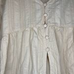 Trixxi  Button front Flowy crop size XL in cream Photo 2