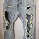 One Teaspoon Jeans Distressed Light Blue denim ripped Neutral Casual Comfy Photo 1