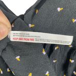 Free People Intimately Riviera Romance Cami in Black Multi Size L Photo 9