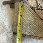 Coach Maritza Snake Espadrille Wedge Sandals Photo 9