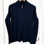 Lucy Activewear Lucy Jacket Women’s Large Navy Full Zip Athletic LucyTech Stretch Performance Photo 0