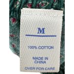 Victoria's Secret  Country Authentic 90s Green Floral Cotton Pajama Set Women's M Photo 3