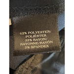 Ann Taylor  Womens Pants Size 8 Blue Mid Rise Straight Leg Hook Eye Close Career Photo 6