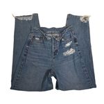 American Eagle Women's 10 Long Button Fly High Rise Loose Jean Photo 3