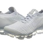 Nike VaporMax Flyknit Pure Platinum Women’s Athletic Running Shoes Size 9.5 Photo 0