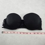 Shade & Shore  Black Padded Strapless Swim Sports Bra Beach Bikini Top 34C Photo 2