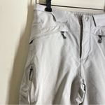 Patagonia Vintage Powderkeg Shell Ski Pants Waterproof White size 8 women’s Photo 2