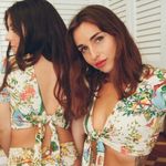 We Are HAH HAH All Tied Up Reversible Bikini Top Photo 1