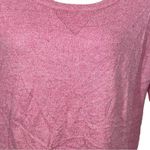 American Eagle Mixed Stitch Pink Off Shoulder Scoop Neck Sweater Medium Photo 3