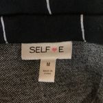 SELF E Women's Black Plaid Single Breasted Collared Long Sleeve Blazer Jacket M Size M Photo 2