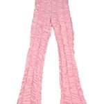 I am gia I.AM.GIA Ophelia Ruched Pink Mesh Pants Photo 5