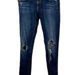 AG Adriano Goldschmied AG Jeans The Legging Super Skinny Low Rise Distressed Ankle Jeans Size 26 Photo 3