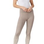 Varley  Dover Sz XS Legging laser cut ombre seamless white beige Photo 9