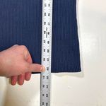 Tommy Hilfiger Vintage  Ribbed Tee Shirt Womens Medium Navy‎ Blue Photo 6