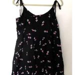 Levi's NWT  Black Island Print Summer Strappy Sundress Sleeveless Button Down Sz M Photo 2