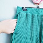 Aerie  Green Waffle Knit Lounge Shorts Photo 1