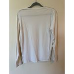 Vince . Long Sleeve T-Shirt Crew Neck Pullover 100% Pima Cotton Cream Women's XS Photo 1