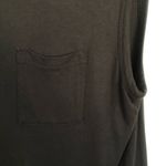 Black “T” Alexander Wang Slim Slit Tank Dress with Pocket Size S Photo 3