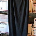 Pretty Little Thing Black Maxi Bodycon Pull Up Skirt Women Size 6 Photo 0