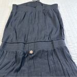 Rhapsody  Neutral Black Sleeveless Romper with pockets Photo 6