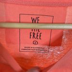 Free People NWT  Denver Crop Tee Orange Coral Pullover Long Sleeve Top Size Small Photo 6